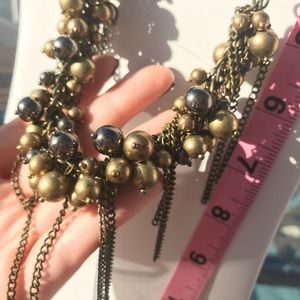 Dark Sliver and Gold Fashion Necklace